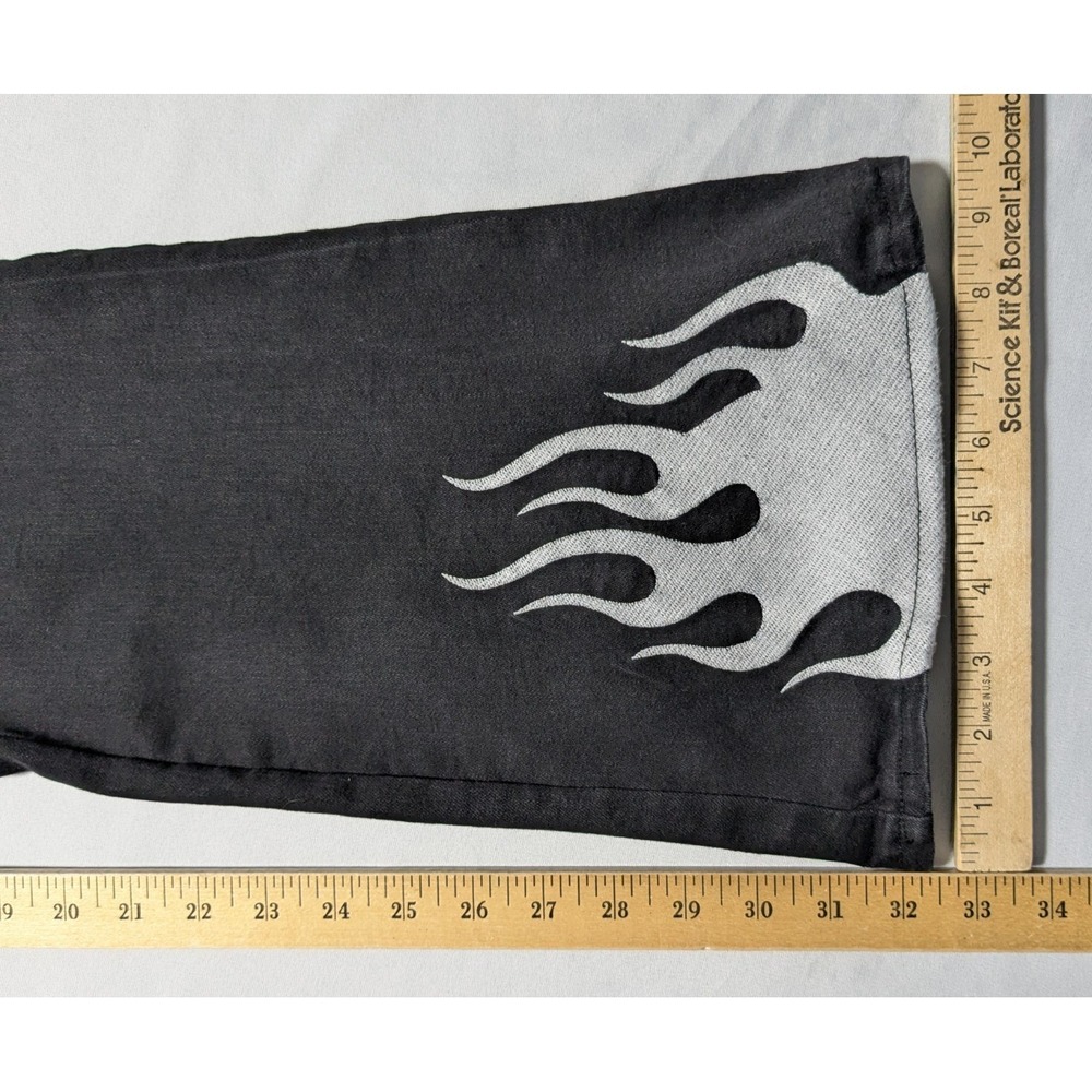 I.AM.GIA QUINN FLARE FLAME Black Stretch Denim Jeans - Women Small - Picture 10 of 16